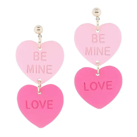 Be Mine Heart Earrings