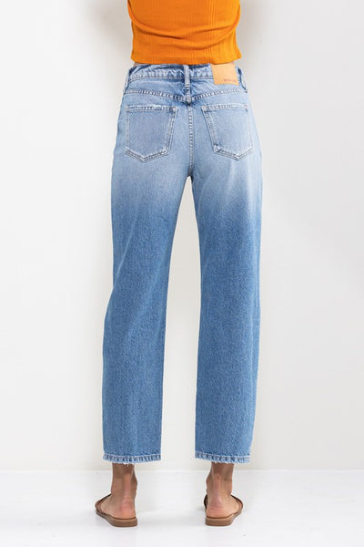 High Rise Straight Jeans