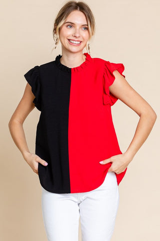 UGA Colorblock Top