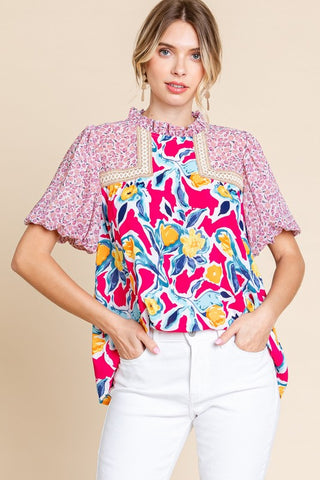 Mixed Print Top