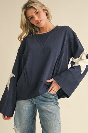 Star Patch Top