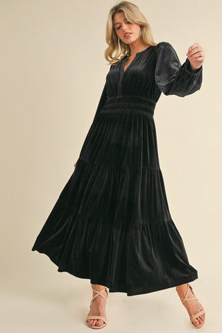 Viola Velvet Maxi Dress