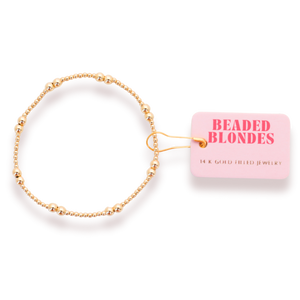 Beaded Blondes Leah Gold Bracelet