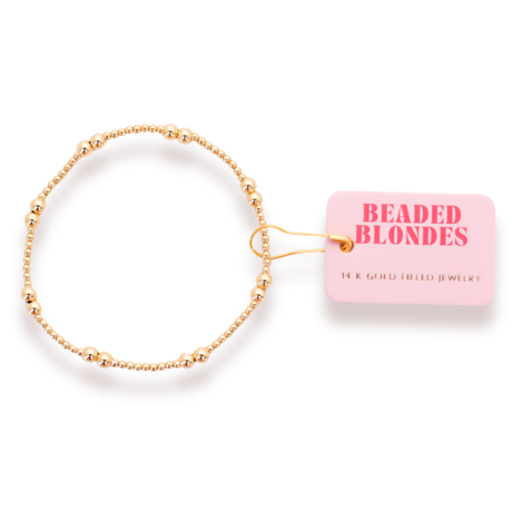 Beaded Blondes Leah Gold Bracelet