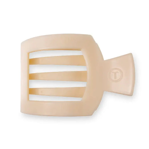 Teleties Almond Beige Large Square Clip