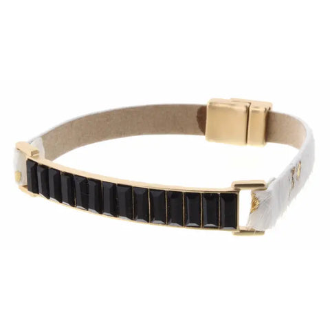 Cowhide Magnetic Band Bracelet