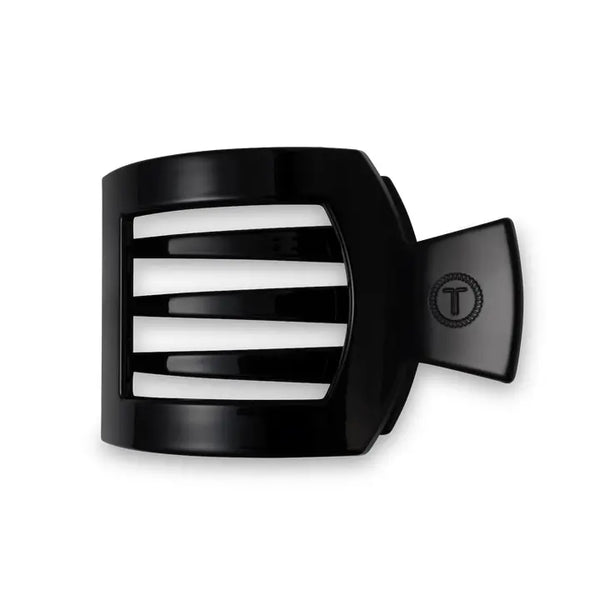 Teleties Black Medium Square Hair Clip