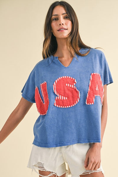 USA Patched Top