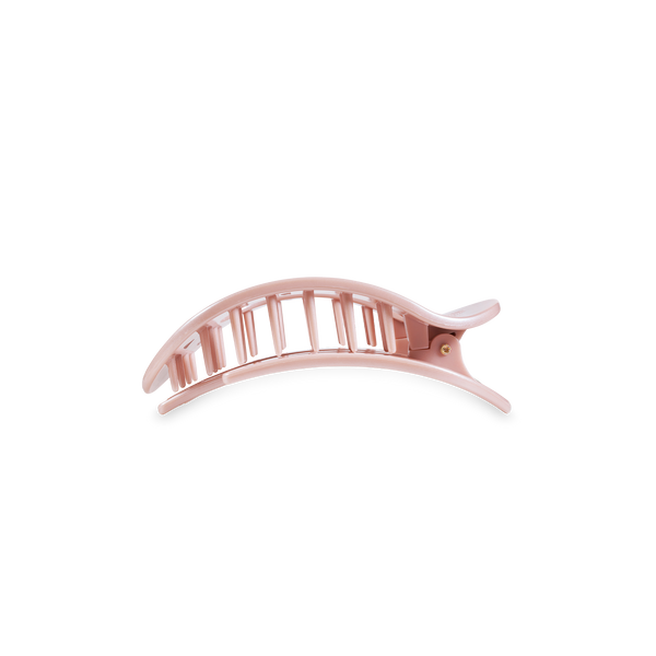 Round Flat Hair Clip | Small | Pearly Pink