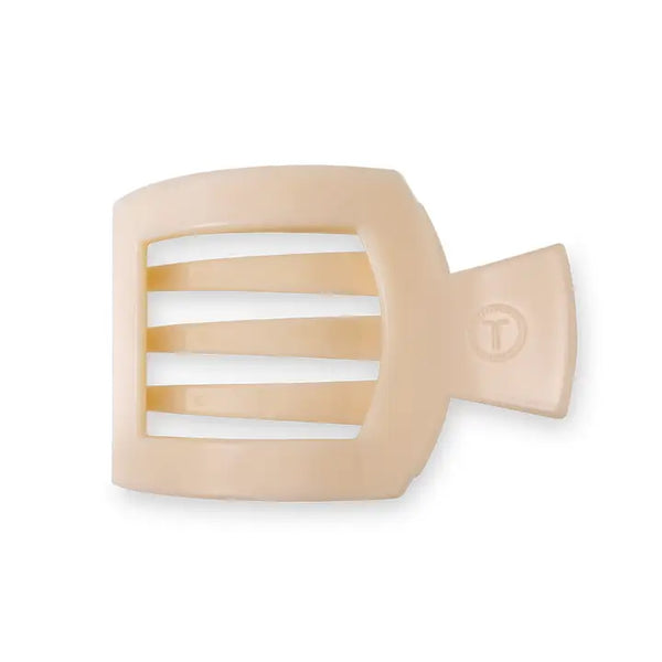 Teleties Almond Beige Medium Square Hair Clip