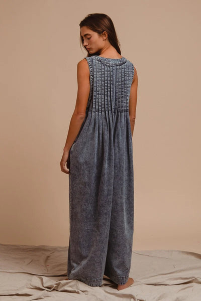 Mariah Mineral Washed Jumpsuit