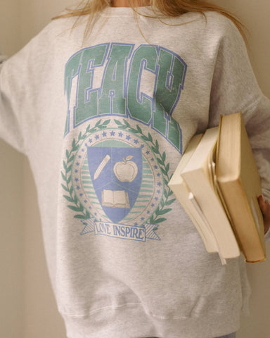 Teacher Crest Sweatshirt