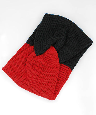 Head Warmer - Red/Black