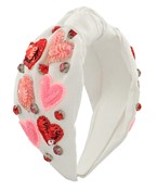 Sequin Heart Headband