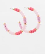 Multi Shape Bead Hoops