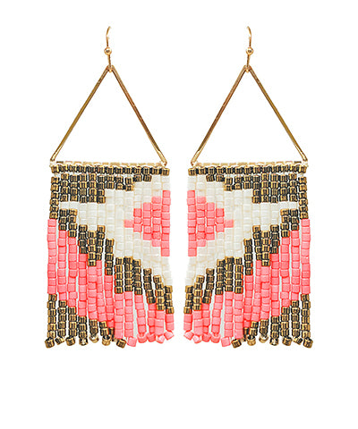 Triangle Fringe Earrings