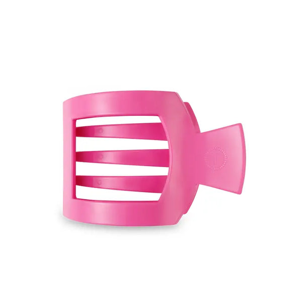 Teleties Paradise Pink Medium Square Hair Clip