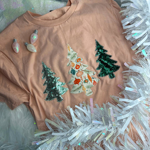 Christmas Tree Trio Tee