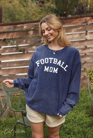 Football Mom Thermal Pullover