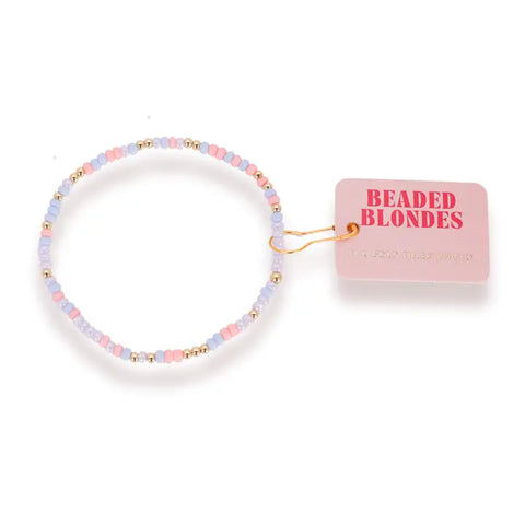 Beaded Blondes Pastel PPL Sprinkle Bracelet