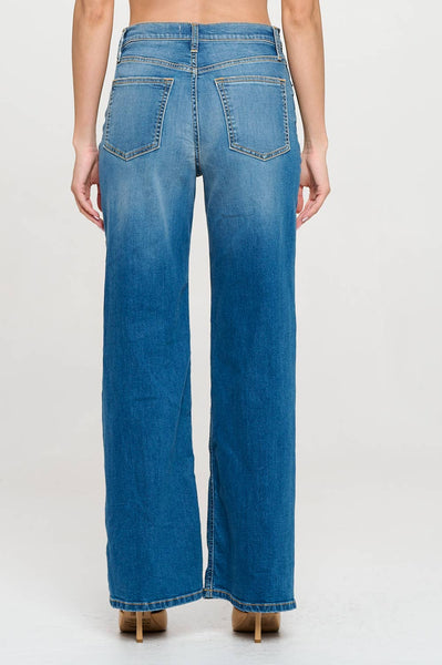 SP High Rise Wide Leg Denim