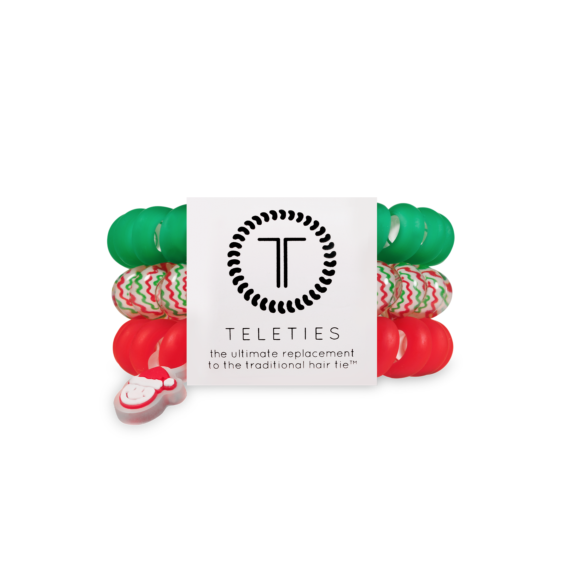 Sprial Hair Coils | Large | Santa Baby Hair Ties