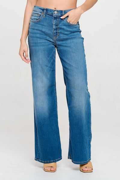 SP High Rise Wide Leg Denim