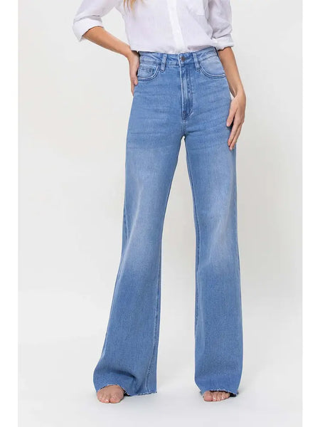 Super High Rise Wide Leg Jeans - Olivia