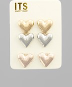 Heart Stud Set